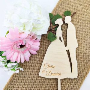 cake topper mariage
