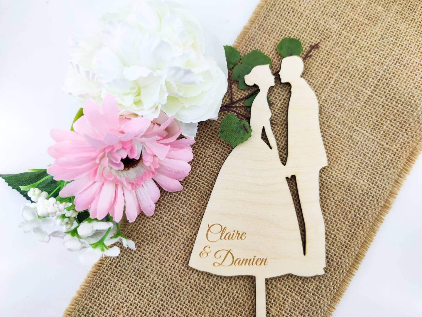 Cake-topper-bois-couple-mariés cake topper mariage