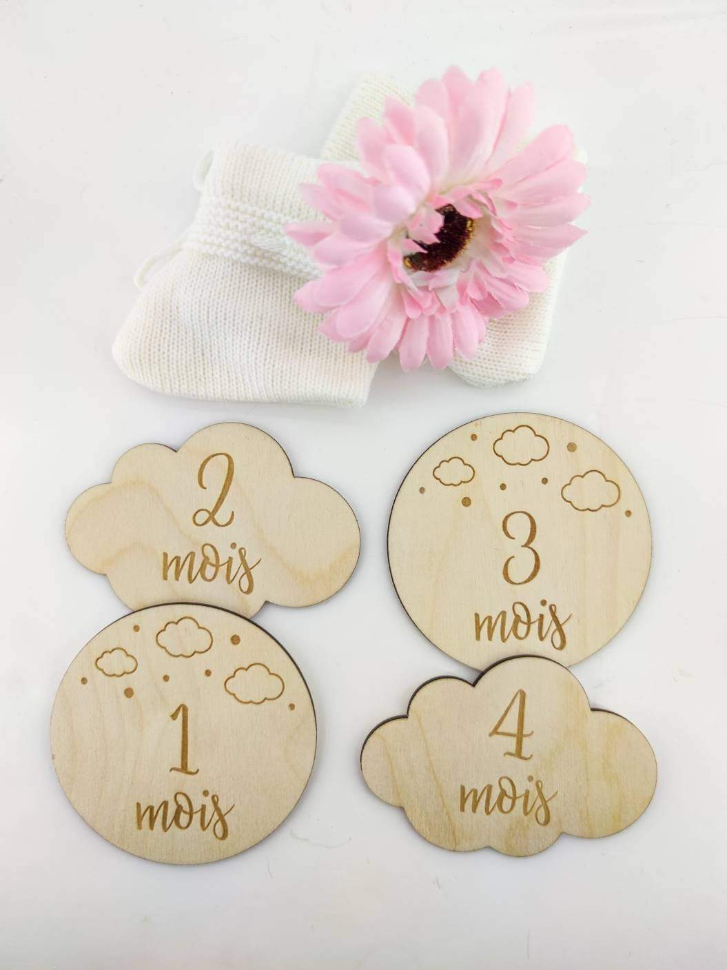 Cartes-étapes-collection-nuage cartes étapes bois bébé