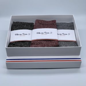 coffret chaussettes femme pile ou face