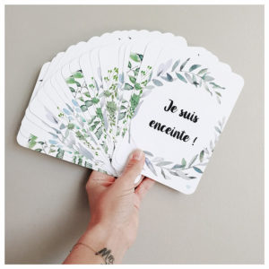 cartes grossesse nature