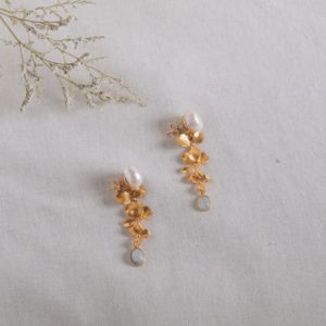 boucles d'oreilles plaqué or