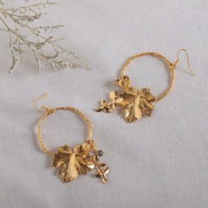 boucles d'oreilles or