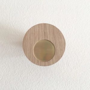 patère chêne fabriqué en france